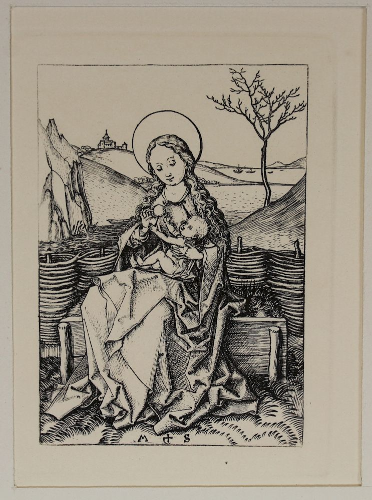 Appraisal: After Martin Schongauer Etching After Martin Schongauer German - Die