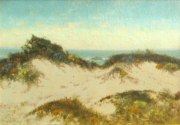 Appraisal: Charles Dormon Robinson American - Flowering dunes Carmel signed 'CD