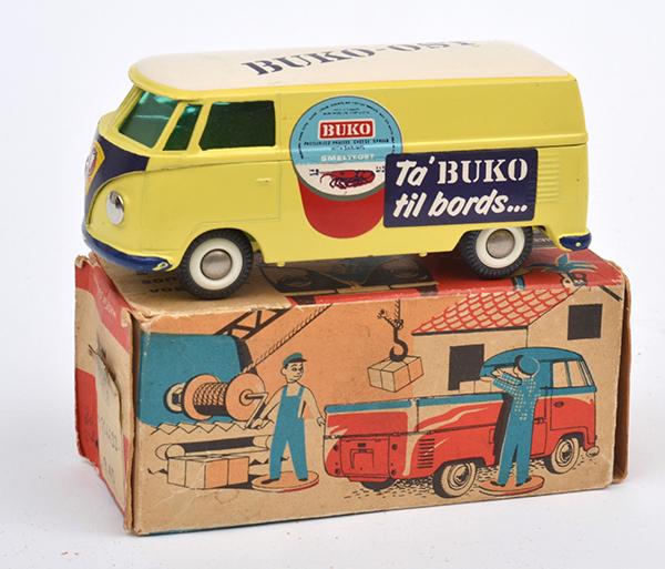 Appraisal: TEKNO NO VW TRANSPORTER TYPE VAN 'BUKO' PRIMROSE YELLOW WHITE