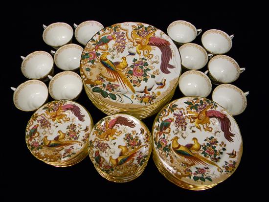 Appraisal: Royal Crown Derby Olde Avesbury pattern porcelain partial dinner service