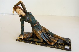 Appraisal: ART DECO STYLE FIGURE