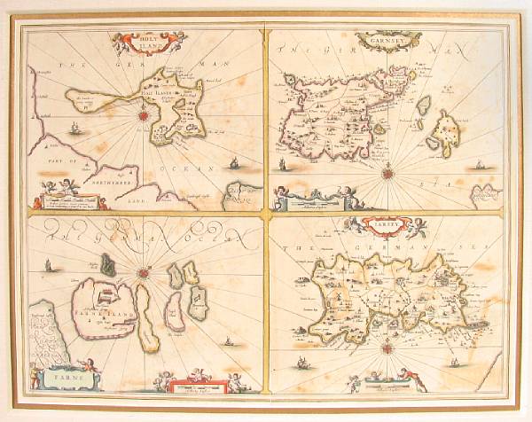 Appraisal: Map--British Islands Speed John Holy Iland Garnsey Farne Iarsey London