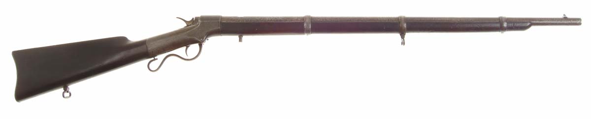 Appraisal: BALLARD MILITARY RIFLE Cal percussion SN Standard rifle with round