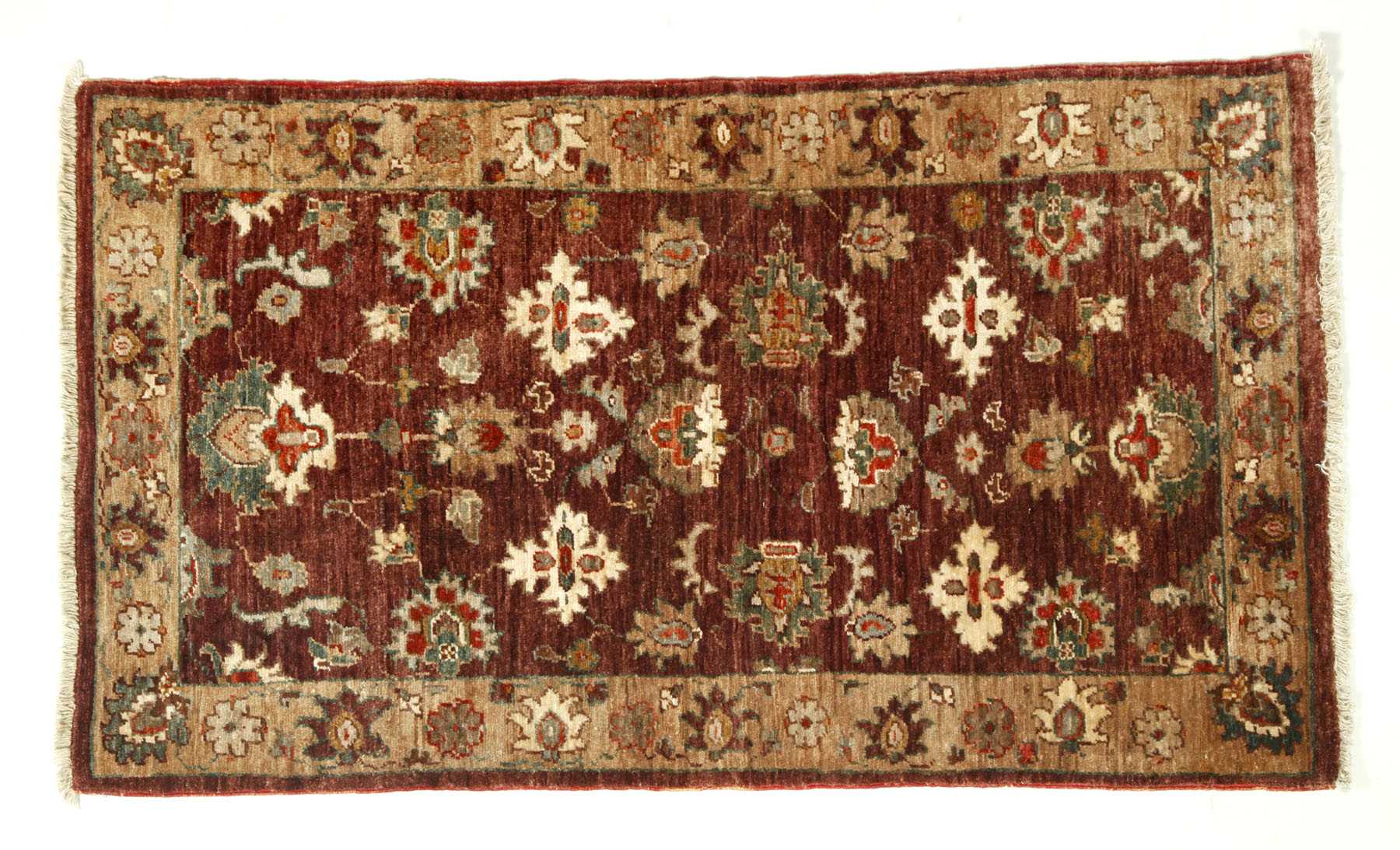 Appraisal: ORIENTAL RUG Twentieth century Peshawar x '