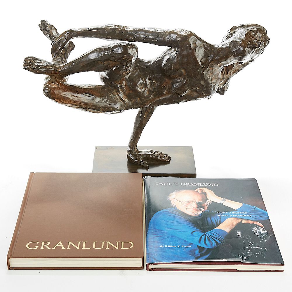 Appraisal: Paul Granlund Suspended Animation Bronze Sculpture Paul Granlund - Bronze