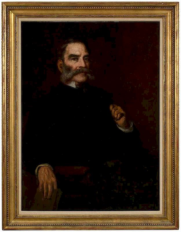 Appraisal: Eastman Johnson American - Portrait of Morris K Jesup unsigned