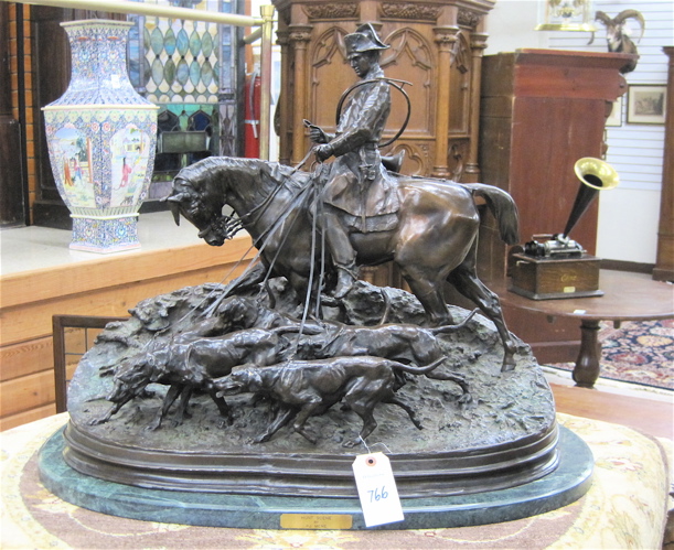 Appraisal: AFTER PIERRE-JULES MENE French - Valet de Chiens a Cheval