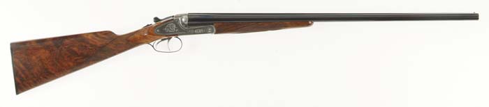 Appraisal: MERKEL MODEL E EL DBL BBL SHOTGUN Cal ga SN