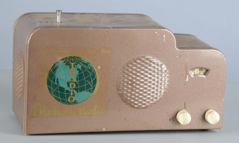 Appraisal: Tabletop Hotel TRadio Tradio has original decals which are faded