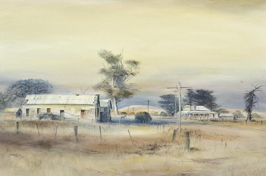 Appraisal: KENNETH JACK - Red Lion Victoria watercolour on paper laid