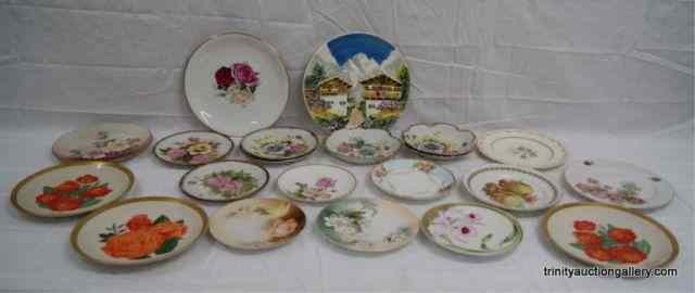 Appraisal: German English China Dinner Collector Plates From the estate of