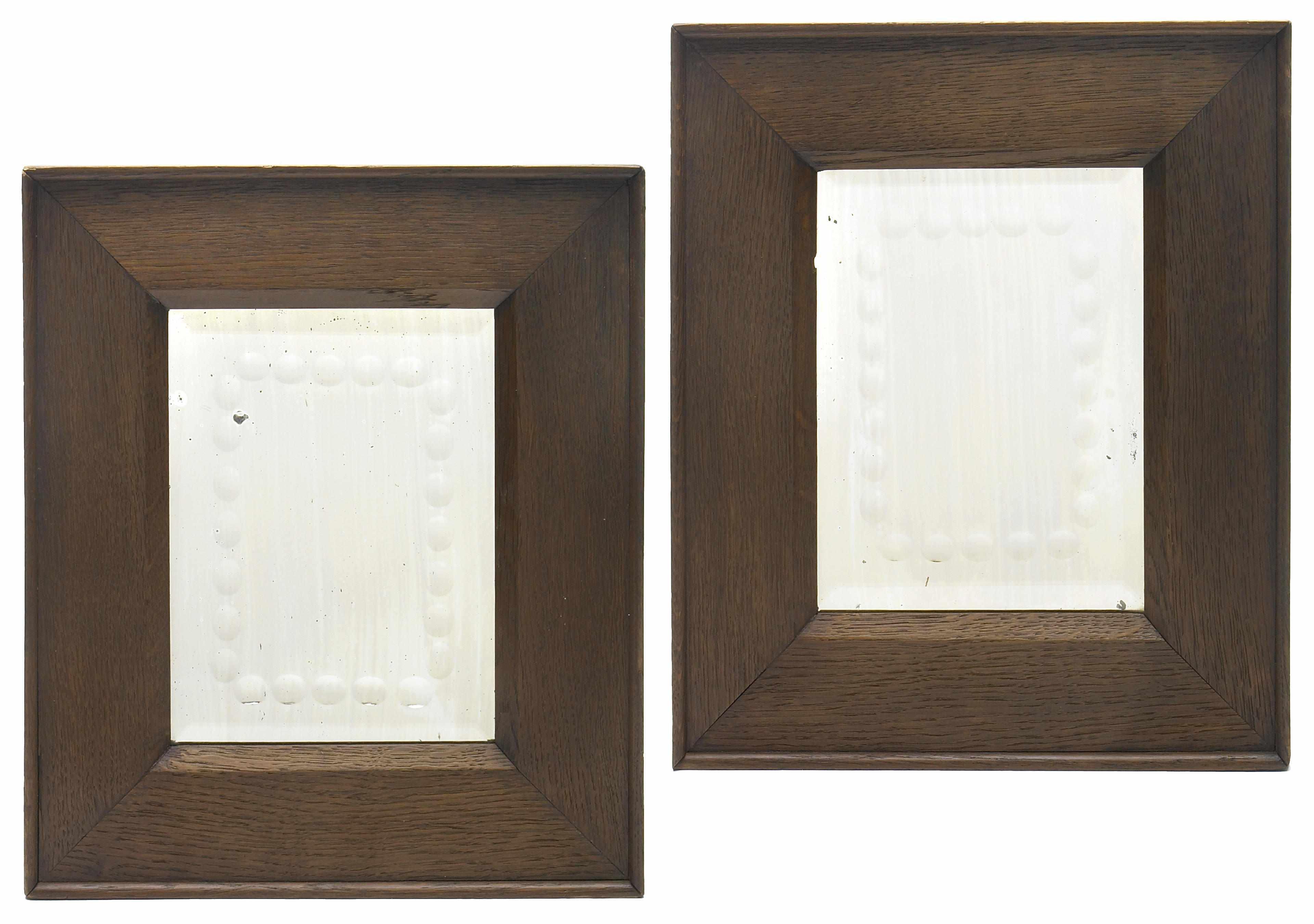 Appraisal: Property of various owners A pair of oak framed small