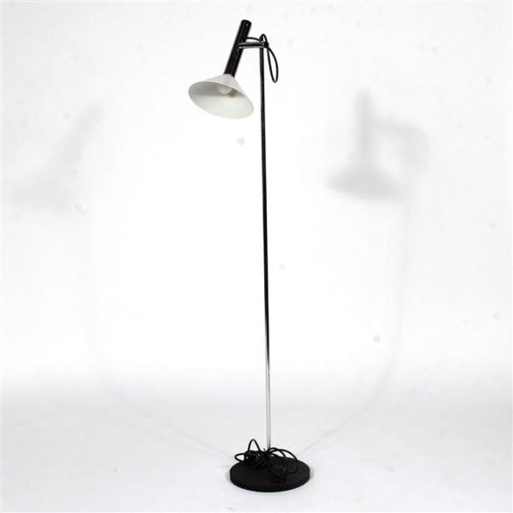 Appraisal: GEORGE KOVACS AMERICAN TH CENTURY ADJUSTABLE CHROME READING FLOOR LAMP