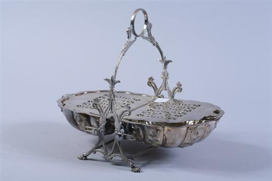 Appraisal: VICTORIAN SILVER PLATED BUN WARMER