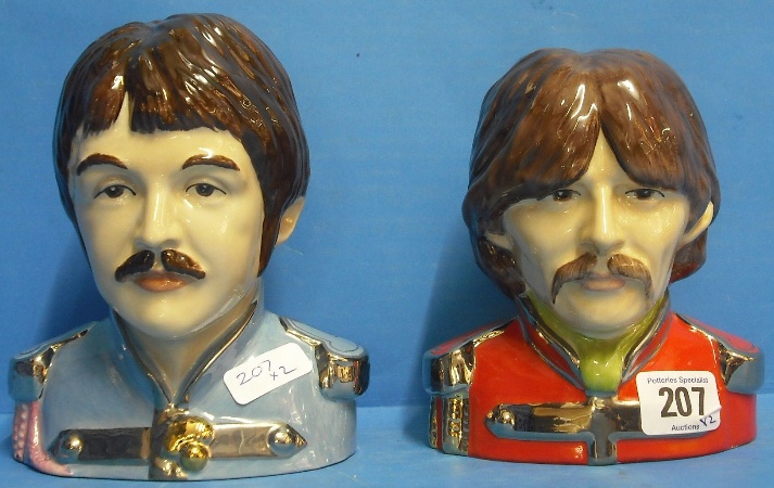 Appraisal: Kevin Francis Pop Legend Bust Paul Mcartney and George Harrison