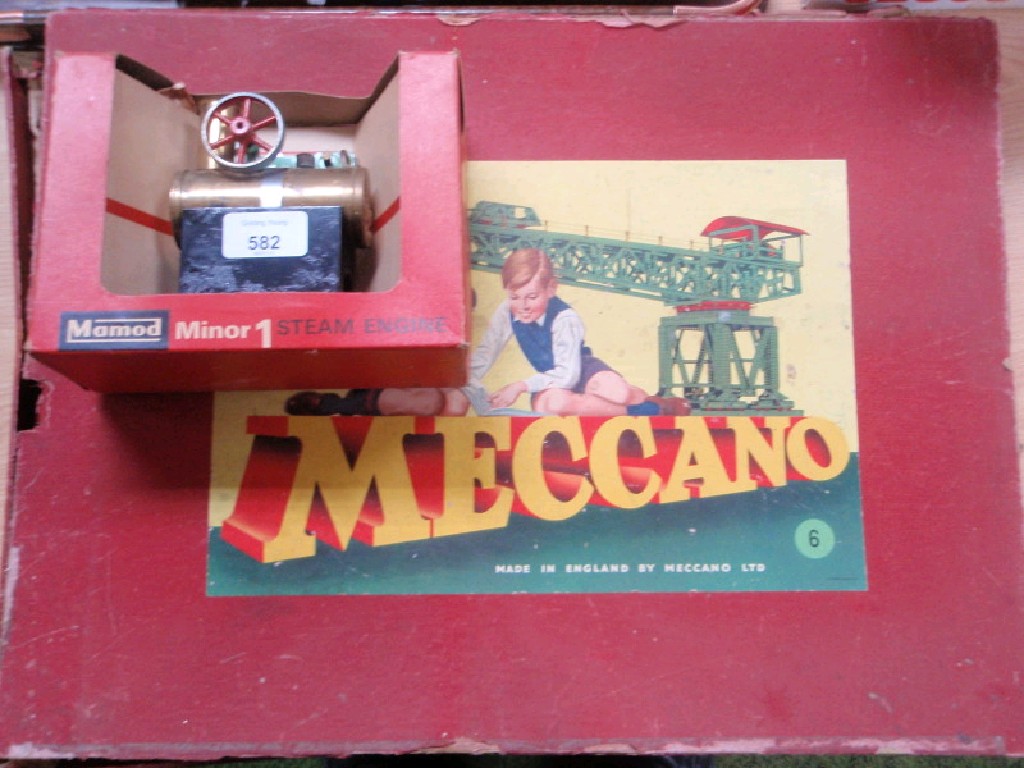 Appraisal: A boxed part set of Meccano no Mamod Minor One