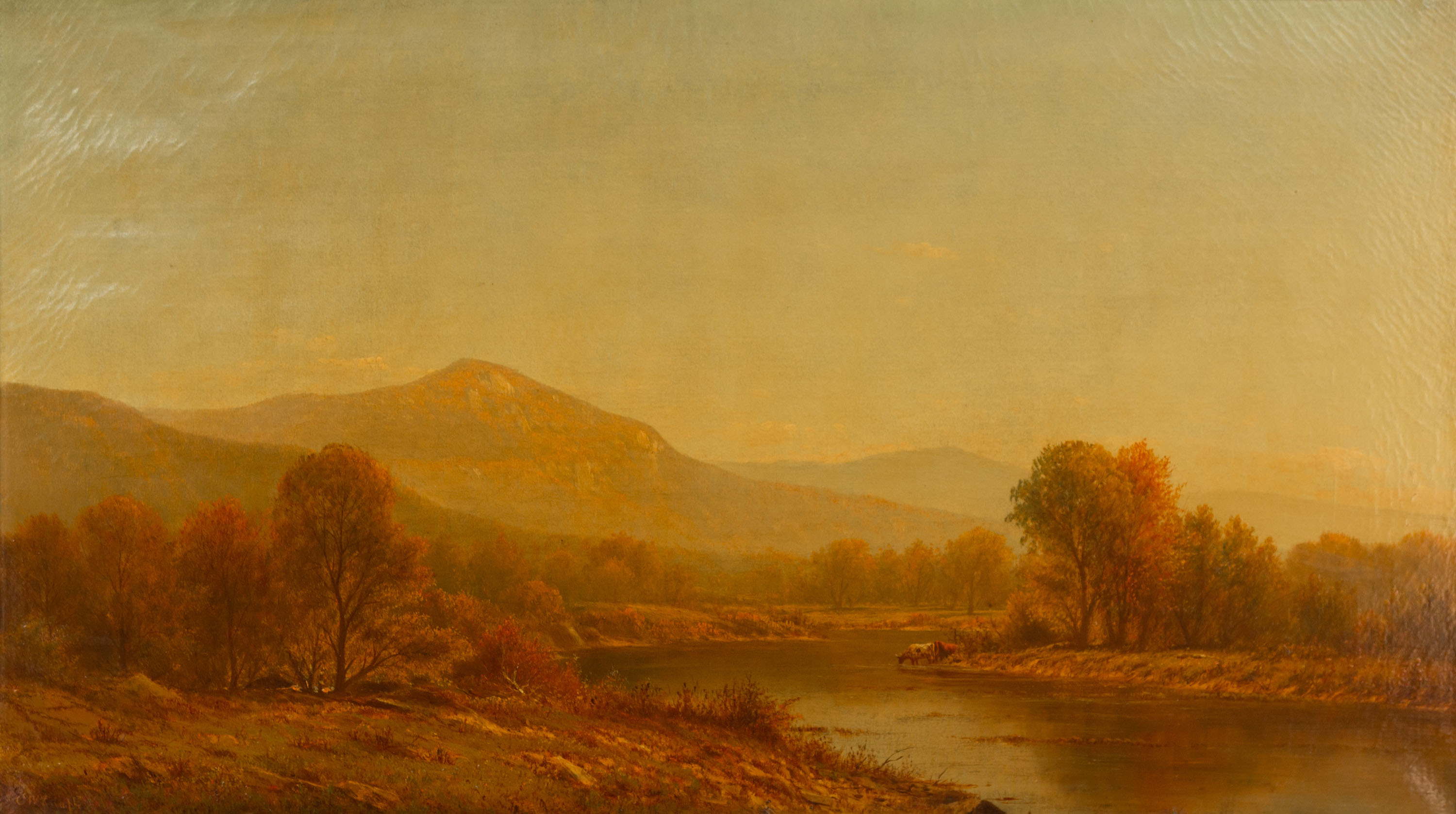 Appraisal: CHARLES WILSON KNAPP AMERICAN - HUDSON RIVER SCHOOL LANDSCAPE Oil