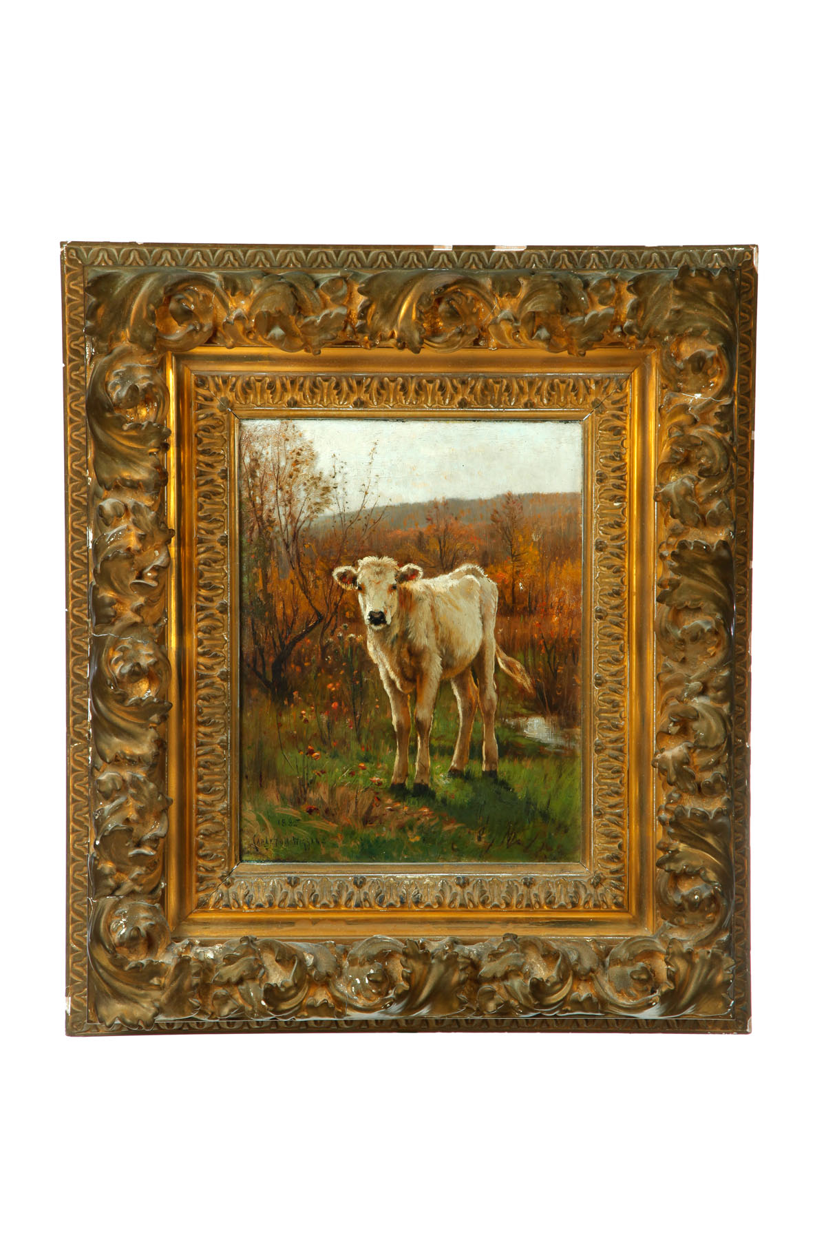 Appraisal: CALF BY GUY CARLETON WIGGINS NEW YORK CONNECTICUT - Oil