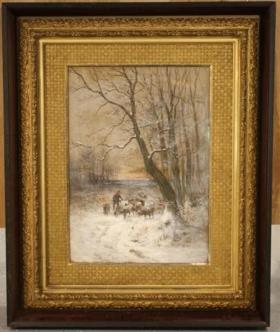 Appraisal: HUGO ANTON FISHER - CA NY CZECHREPUBLIC FRAMED AND GLAZED