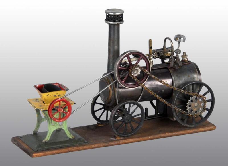 Appraisal: Rare Bing Live Steam Traction Engine w Accessory Description Bing