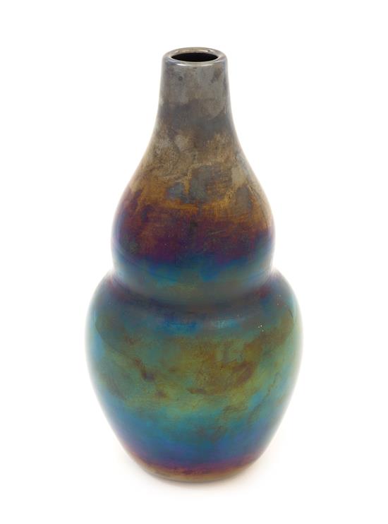 Appraisal: Sale Lot An Italian Iridescent Glass Vase Carlo Scarpa -