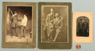 Appraisal: East TN Police Tintype and Cabinet Cards Group of large