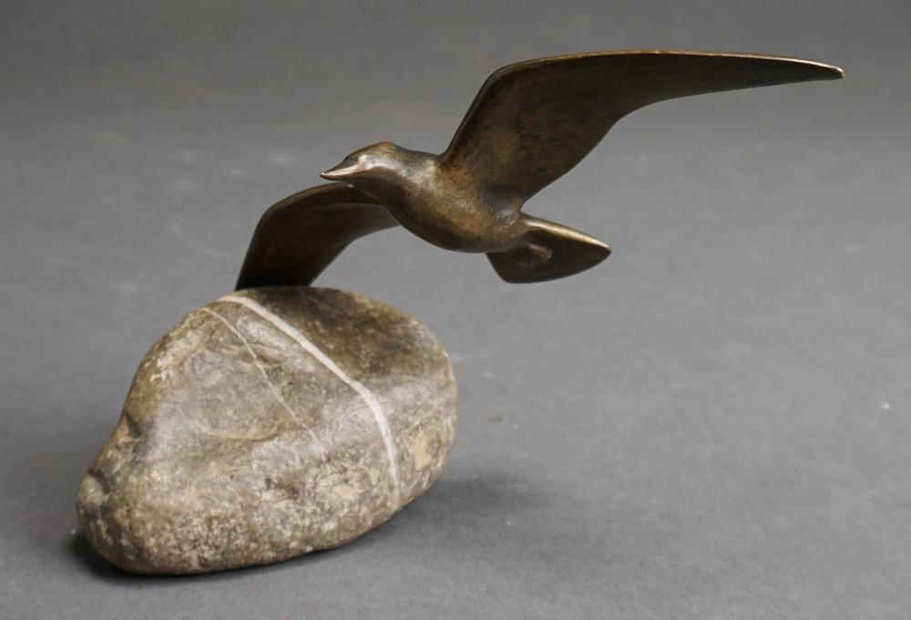 Appraisal: Charles Reussner French - Bronze Figure of Bird in Flight