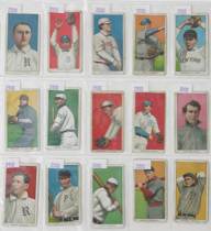 Appraisal: Sheet of T Baseball Cards Offered in a collectors sheet