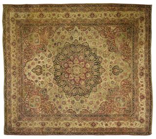 Appraisal: A LAVER KERMAN CARPET South Persia late th century The