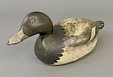 Appraisal: Mason Bluebill Drake Decoy Mason premier grade Bluebill drake decoy