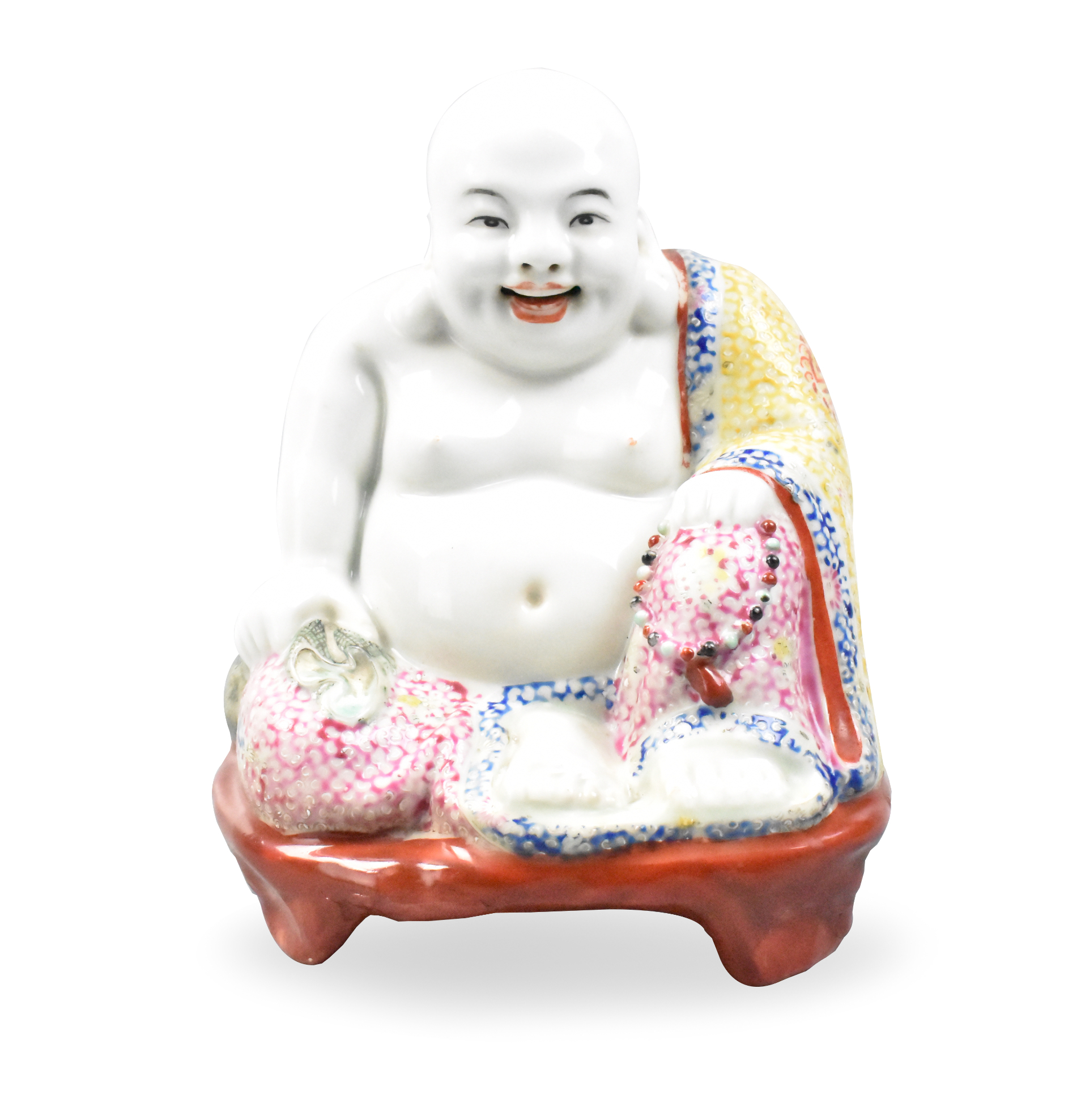 Appraisal: A Chinese famille rose porcelain Laughing Buddha figure dating from