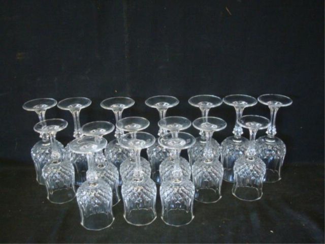 Appraisal: Lot of Cut Crystal Stemware From a Riverdale NYC estate