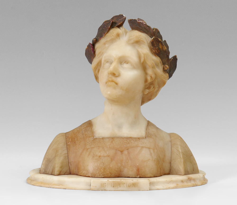 Appraisal: BESSI Giuseppe Italian - ''Inspirazione'' Shoulder Bust of a Female