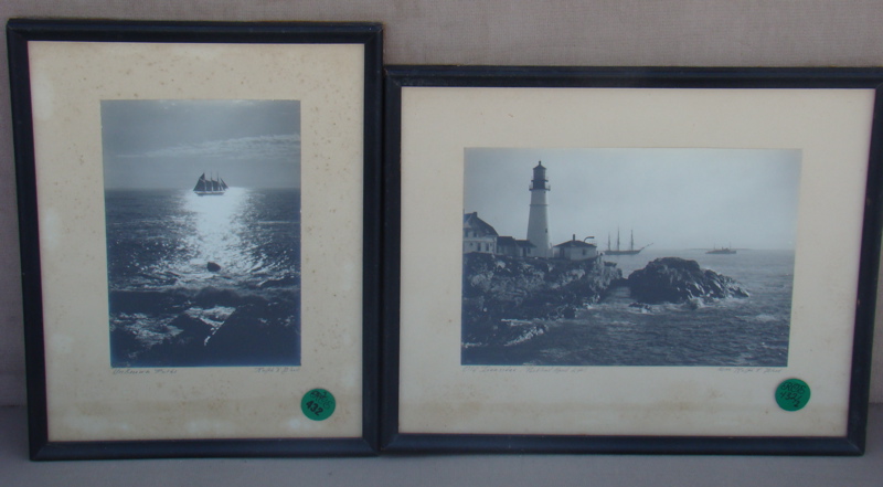 Appraisal: TWO FRAMED PHOTOGRAPHS Late th Early th CenturyBy Ralph F