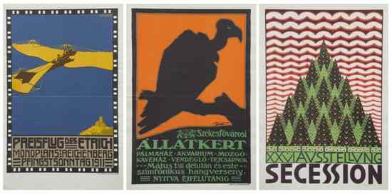 Appraisal: A Collection of German Art Deco Posters reproductions with explanatory