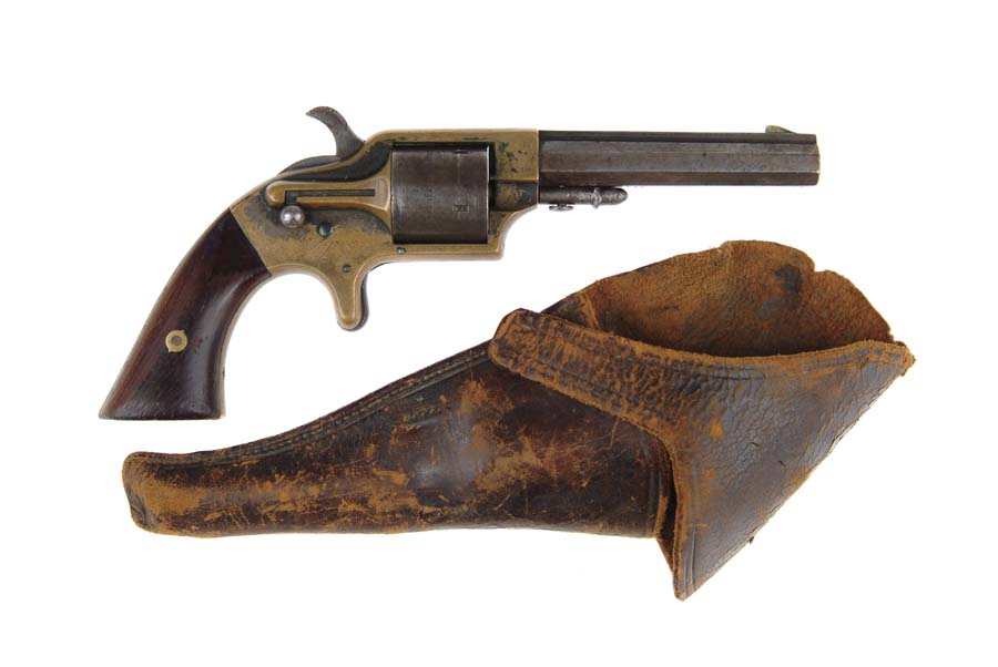 Appraisal: MERWIN BRAY PLANT FRONT LOADING REVOLVER Cal cup fire SN