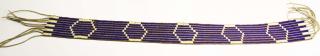 Appraisal: Five Nations wampum belt descending from Ken Mynter Tonorioko- Mohawk