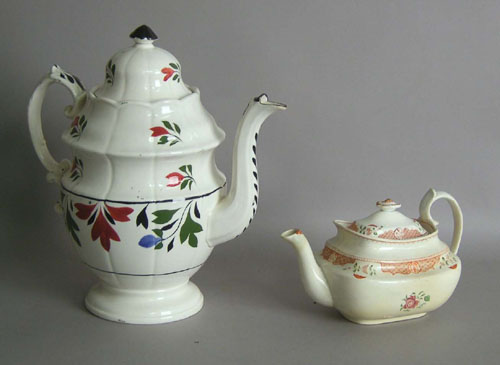 Appraisal: Adams teapot th c h together with a pair of