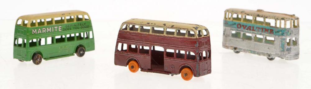 Appraisal: DINKY A PRE WAR MARMITE MOTOR BUS AND X OTHER