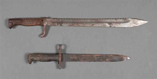 Appraisal: Two German and American bayonets th century comprising Weyersberg Kirschbaum