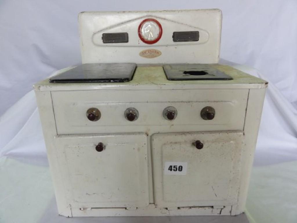 Appraisal: A s tin plate toy cooker by the Amersham Toy