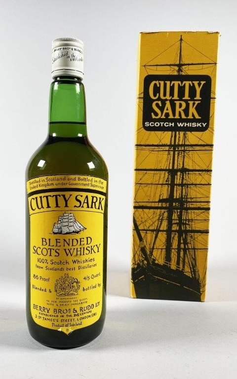 Appraisal: Vintage sealed Cutty Sark Blended Scots Whisky Product of Scotland