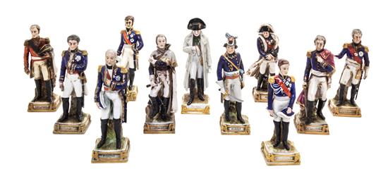 Appraisal: Sale Lot A Collection of Continental Porcelain Figures depicting various