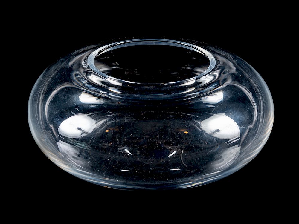 Appraisal: A Baccarat Glass Vase TH CENTURY 'Baccara A Baccarat Glass