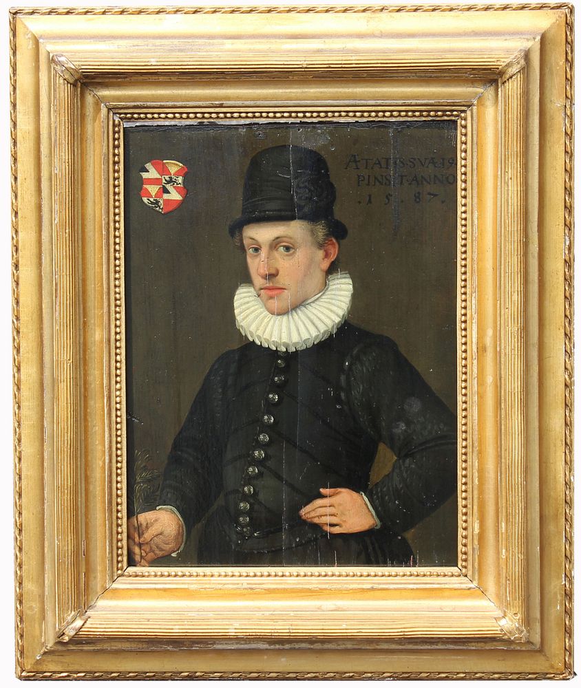 Appraisal: th C Old Master Portrait of a Gentleman th C