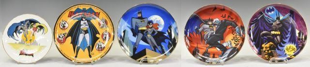 Appraisal: lot of Batman collector's plates including Batman and Robin from