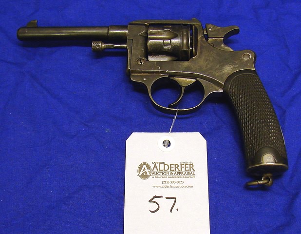 Appraisal: Lebel Model double action revolver Cal mm bbl SN non