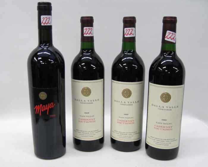 Appraisal: FOUR BOTTLES DALLA VALLE NAPA VALLEY RED WINE Cabernet Sauvignon