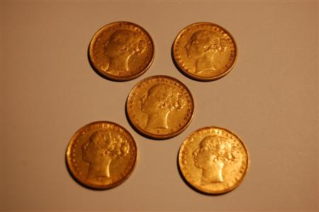 Appraisal: A group of young head Victorian sovereigns comprising and