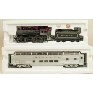 Appraisal: MTH Steam Engine Vista Dome Passenger Car MTH - -